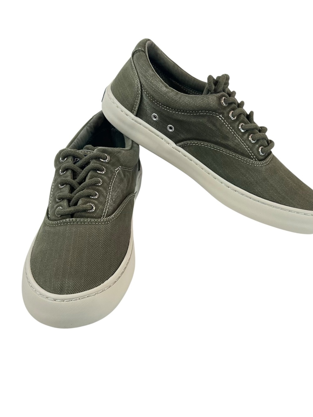 Sperry Top Cutter CVO Canvas Sneakers Tennis Shoes Mens New Washed Olive